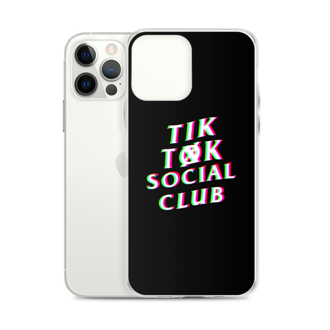 TikTøkSocialClub iPhone Case