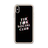 TikTøkSocialClub iPhone Case