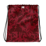 Launch Red Camo Drawstring Bag