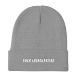'Fuck Insecurities' Knit Beanie