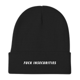 'Fuck Insecurities' Knit Beanie