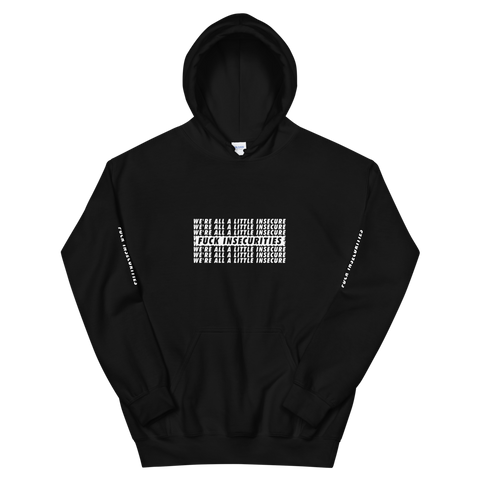 'Fuck Insecurities' Wall Hoodie