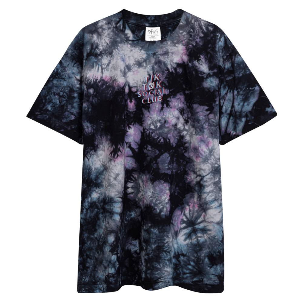 TikTøkSocialClub Oversized Tie Dye T-Shirt – Official Mush