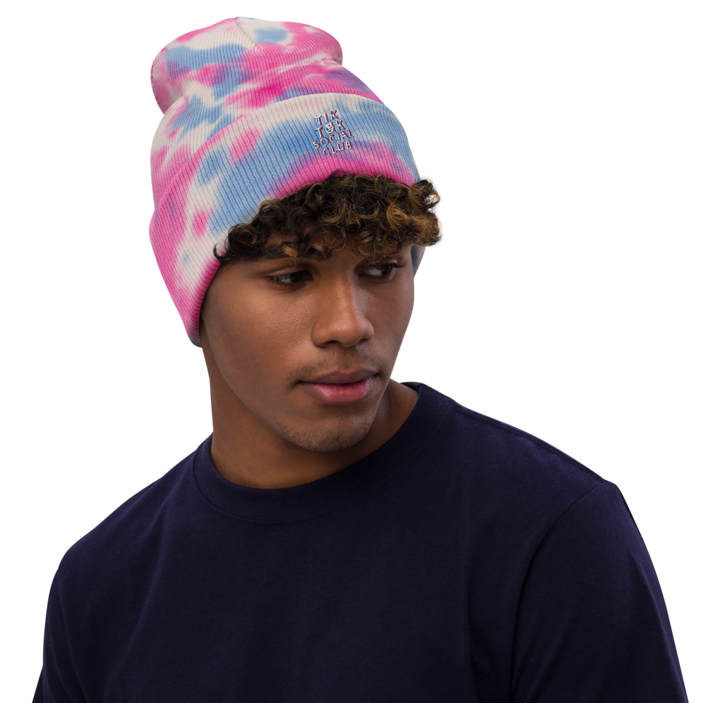 isecai Whimgy Beanie Blue×Pink TikTøkSocialClub Tie Dye Beanie – Official Mush